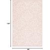 imageMartha Stewart x SAFAVIEH Area Rug Collection  8 x 10 Blue amp Ivory Handmade Wool Ideal for Living Room Bedroom Office Dining Space MSR3513BIvoryPink