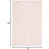 imageMartha Stewart x SAFAVIEH Area Rug Collection  8 x 10 Blue amp Ivory Handmade Wool Ideal for Living Room Bedroom Office Dining Space MSR3513BIvoryPink