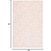 imageMartha Stewart x SAFAVIEH Area Rug Collection  8 x 10 Blue amp Ivory Handmade Wool Ideal for Living Room Bedroom Office Dining Space MSR3513BIvoryPink