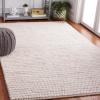 imageMartha Stewart x SAFAVIEH Area Rug Collection  8 x 10 Ivory amp Beige Handmade Wool Ideal for Living Room Bedroom Office Dining Space MSR9650BIvoryBeige