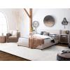 imageMartha Stewart x SAFAVIEH Area Rug Collection  8 x 10 Ivory amp Beige Handmade Wool Ideal for Living Room Bedroom Office Dining Space MSR9650BIvoryBlue