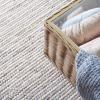 imageMartha Stewart x SAFAVIEH Area Rug Collection  8 x 10 Ivory amp Beige Handmade Wool Ideal for Living Room Bedroom Office Dining Space MSR9650BIvoryBlue