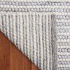 imageMartha Stewart x SAFAVIEH Area Rug Collection  8 x 10 Ivory amp Beige Handmade Wool Ideal for Living Room Bedroom Office Dining Space MSR9650BIvoryBlue