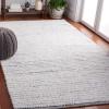 imageMartha Stewart x SAFAVIEH Area Rug Collection  8 x 10 Ivory amp Beige Handmade Wool Ideal for Living Room Bedroom Office Dining Space MSR9650BIvoryBlue