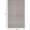 imageMartha Stewart x SAFAVIEH Area Rug Collection  8 x 10 Ivory amp Beige Handmade Wool Ideal for Living Room Bedroom Office Dining Space MSR9650BIvoryDark Brown