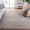 imageMartha Stewart x SAFAVIEH Area Rug Collection  8 x 10 Ivory amp Beige Handmade Wool Ideal for Living Room Bedroom Office Dining Space MSR9650BIvoryDark Brown