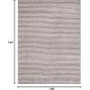 imageMartha Stewart x SAFAVIEH Area Rug Collection  8 x 10 Ivory amp Beige Handmade Wool Ideal for Living Room Bedroom Office Dining Space MSR9650BIvoryDark Brown