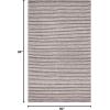 imageMartha Stewart x SAFAVIEH Area Rug Collection  8 x 10 Ivory amp Beige Handmade Wool Ideal for Living Room Bedroom Office Dining Space MSR9650BIvoryDark Brown