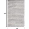 imageMartha Stewart x SAFAVIEH Area Rug Collection  8 x 10 Ivory amp Beige Handmade Wool Ideal for Living Room Bedroom Office Dining Space MSR9650BIvoryGrey