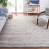imageMartha Stewart x SAFAVIEH Area Rug Collection  8 x 10 Ivory amp Beige Handmade Wool Ideal for Living Room Bedroom Office Dining Space MSR9650BIvoryGrey