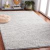 imageMartha Stewart x SAFAVIEH Area Rug Collection  8 x 10 Ivory amp Beige Handmade Wool Ideal for Living Room Bedroom Office Dining Space MSR9650BIvoryGrey