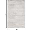 imageMartha Stewart x SAFAVIEH Area Rug Collection  8 x 10 Ivory amp Beige Handmade Wool Ideal for Living Room Bedroom Office Dining Space MSR9650BIvoryLight Grey