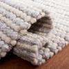 imageMartha Stewart x SAFAVIEH Area Rug Collection  8 x 10 Ivory amp Beige Handmade Wool Ideal for Living Room Bedroom Office Dining Space MSR9650BIvoryLight Grey