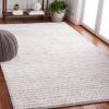 imageMartha Stewart x SAFAVIEH Area Rug Collection  8 x 10 Ivory amp Beige Handmade Wool Ideal for Living Room Bedroom Office Dining Space MSR9650BIvoryLight Grey
