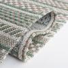 imageMartha Stewart x SAFAVIEH Area Rug Collection  8 x 10 Taupe amp Beige Cotton Ideal for Living Room Bedroom Office Dining Space MSR412EGreenIvory
