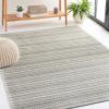 imageMartha Stewart x SAFAVIEH Area Rug Collection  8 x 10 Taupe amp Beige Cotton Ideal for Living Room Bedroom Office Dining Space MSR412EGreenIvory