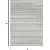 imageMartha Stewart x SAFAVIEH Area Rug Collection  8 x 10 Taupe amp Beige Cotton Ideal for Living Room Bedroom Office Dining Space MSR412EGreenIvory