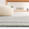 imageMartha Stewart x SAFAVIEH Area Rug Collection  8 x 10 Taupe amp Beige Cotton Ideal for Living Room Bedroom Office Dining Space MSR412EGreenIvory