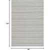 imageMartha Stewart x SAFAVIEH Area Rug Collection  8 x 10 Taupe amp Beige Cotton Ideal for Living Room Bedroom Office Dining Space MSR412EGreenIvory