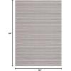 imageMartha Stewart x SAFAVIEH Area Rug Collection  8 x 10 Taupe amp Beige Cotton Ideal for Living Room Bedroom Office Dining Space MSR412EGreyTaupe