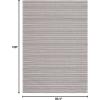 imageMartha Stewart x SAFAVIEH Area Rug Collection  8 x 10 Taupe amp Beige Cotton Ideal for Living Room Bedroom Office Dining Space MSR412EGreyTaupe