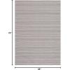 imageMartha Stewart x SAFAVIEH Area Rug Collection  8 x 10 Taupe amp Beige Cotton Ideal for Living Room Bedroom Office Dining Space MSR412EGreyTaupe