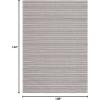 imageMartha Stewart x SAFAVIEH Area Rug Collection  8 x 10 Taupe amp Beige Cotton Ideal for Living Room Bedroom Office Dining Space MSR412EGreyTaupe