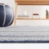 imageMartha Stewart x SAFAVIEH Area Rug Collection  8 x 10 Taupe amp Beige Cotton Ideal for Living Room Bedroom Office Dining Space MSR412ENavyLight Grey