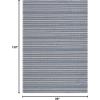 imageMartha Stewart x SAFAVIEH Area Rug Collection  8 x 10 Taupe amp Beige Cotton Ideal for Living Room Bedroom Office Dining Space MSR412ENavyLight Grey