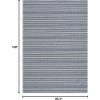 imageMartha Stewart x SAFAVIEH Area Rug Collection  8 x 10 Taupe amp Beige Cotton Ideal for Living Room Bedroom Office Dining Space MSR412ENavyLight Grey