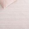 imageMartha Stewart x SAFAVIEH Area Rug Collection  8 x 10 Taupe amp Beige Cotton Ideal for Living Room Bedroom Office Dining Space MSR412EPinkIvory