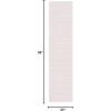 imageMartha Stewart x SAFAVIEH Area Rug Collection  8 x 10 Taupe amp Beige Cotton Ideal for Living Room Bedroom Office Dining Space MSR412EPinkIvory