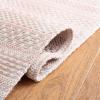 imageMartha Stewart x SAFAVIEH Area Rug Collection  8 x 10 Taupe amp Beige Cotton Ideal for Living Room Bedroom Office Dining Space MSR412EPinkIvory