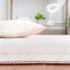 imageMartha Stewart x SAFAVIEH Area Rug Collection  8 x 10 Taupe amp Beige Cotton Ideal for Living Room Bedroom Office Dining Space MSR412EPinkIvory