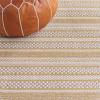 imageMartha Stewart x SAFAVIEH Area Rug Collection  8 x 10 Taupe amp Beige Cotton Ideal for Living Room Bedroom Office Dining Space MSR412ETaupeBeige