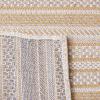 imageMartha Stewart x SAFAVIEH Area Rug Collection  8 x 10 Taupe amp Beige Cotton Ideal for Living Room Bedroom Office Dining Space MSR412ETaupeBeige