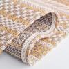 imageMartha Stewart x SAFAVIEH Area Rug Collection  8 x 10 Taupe amp Beige Cotton Ideal for Living Room Bedroom Office Dining Space MSR412ETaupeBeige