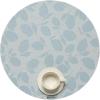 imageMartha by Martha Stewart  Chilewich Lemon Leaves Round Woven Placemats  15 Dining Table Mats  Reusable StainResistant IndoorOutdoor Tabletop Protection  Steel WoolRobins Egg