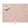 imageMartha by Martha Stewart  Chilewich Lemon Leaves Round Woven Placemats  15 Dining Table Mats  Reusable StainResistant IndoorOutdoor Tabletop Protection  Steel WoolMarigold