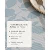 imageMartha by Martha Stewart  Chilewich Lemon Leaves Round Woven Placemats  15 Dining Table Mats  Reusable StainResistant IndoorOutdoor Tabletop Protection  Steel WoolRobins Egg