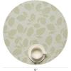 imageMartha by Martha Stewart  Chilewich Lemon Leaves Round Woven Placemats  15 Dining Table Mats  Reusable StainResistant IndoorOutdoor Tabletop Protection  Steel WoolSprout