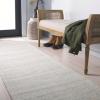 imageMartha Stewart x SAFAVIEH Area Rug Collection  8 x 10 Beige amp Ivory Handmade Wool Ideal for Living Room Bedroom Office Dining Space MSR9675BLight Blue  Ivory