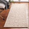 imageMartha Stewart x SAFAVIEH Area Rug Collection  8 x 10 Blue amp Ivory Handmade Wool Ideal for Living Room Bedroom Office Dining Space MSR3513BIvoryPink
