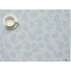 imageMartha by Martha Stewart  Chilewich Lemon Leaves Round Woven Placemats  15 Dining Table Mats  Reusable StainResistant IndoorOutdoor Tabletop Protection  Steel WoolRobins Egg