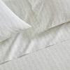 imageMartha Stewart  Queen Size Sheet Set Crisp amp Tailored Sheets with a Smooth Cotton Percale Feel  Striped Bed Sheets with Matching Pillowcases amp Fitted Sheet Leaf Stripe PinkDitsy Vine Green