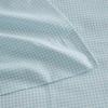 imageMartha Stewart  Queen Size Sheet Set Crisp amp Tailored Sheets with a Smooth Cotton Percale Feel  Striped Bed Sheets with Matching Pillowcases amp Fitted Sheet Leaf Stripe PinkSmall Gingham Blue