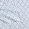 imageMartha Stewart  Queen Size Sheet Set Crisp amp Tailored Sheets with a Smooth Cotton Percale Feel  Striped Bed Sheets with Matching Pillowcases amp Fitted Sheet Leaf Stripe PinkLeaf Trellis Blue