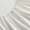 imageMartha Stewart  Queen Size Sheet Set Crisp amp Tailored Sheets with a Smooth Cotton Percale Feel  Striped Bed Sheets with Matching Pillowcases amp Fitted Sheet Leaf Stripe PinkFrancesca Stripe Beige