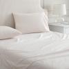 imageMartha Stewart  Queen Size Sheet Set Crisp amp Tailored Sheets with a Smooth Cotton Percale Feel  Striped Bed Sheets with Matching Pillowcases amp Fitted Sheet Leaf Stripe PinkTicking Stripe Pink