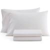 imageMartha Stewart  Queen Size Sheet Set Crisp amp Tailored Sheets with a Smooth Cotton Percale Feel  Striped Bed Sheets with Matching Pillowcases amp Fitted Sheet Leaf Stripe PinkPolka Dot Pink